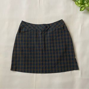 Y2K Button Belted Mini Skirt